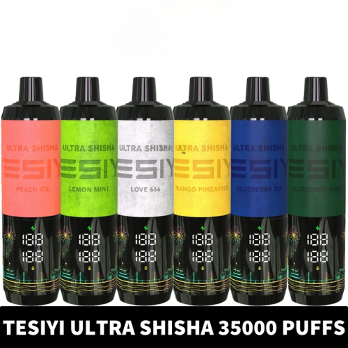 6mg vape disposable FIHP Shisha Hookah Pro 15000 Puffs | 0.6% nicotine, 22mL, LED display, bulk disposable  vape