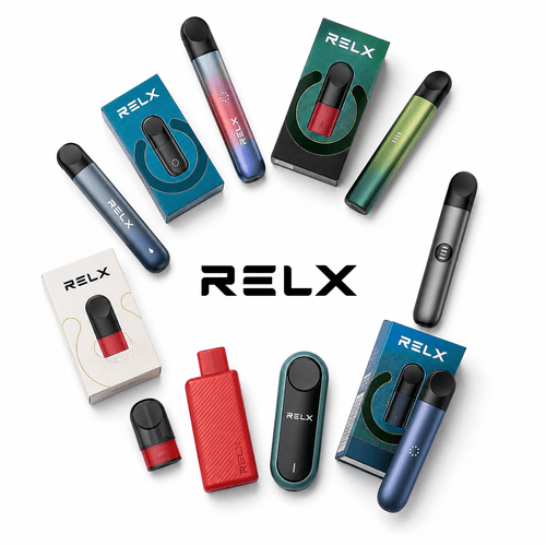 RELX devices and prefilled pods available from UAE VAPE in Dubai