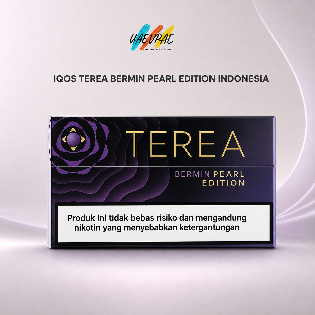 IQOS TEREA Bermin Pearl Edition Indonesia with cooling clove and blueberry capsule in Dubai UAE