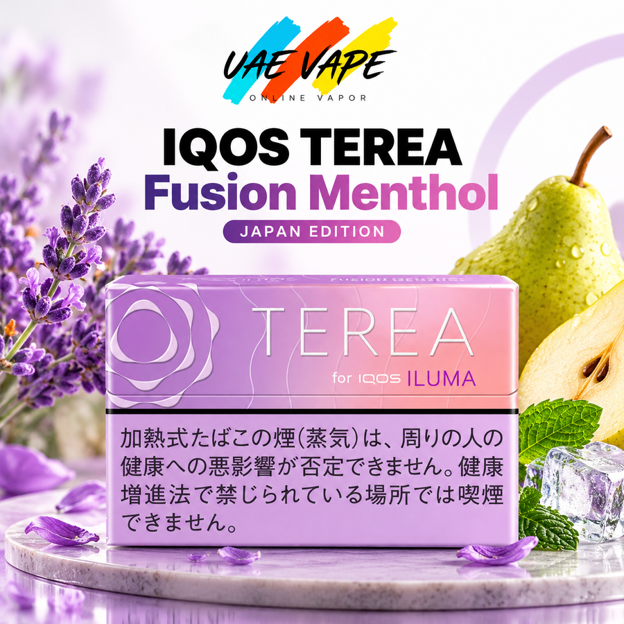 IQOS TEREA Fusion Menthol Japan tobacco packaging