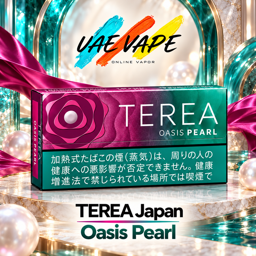 IQOS TEREA Oasis Pearl Japan 200-stick passionfruit menthol carton from UAE VAPE