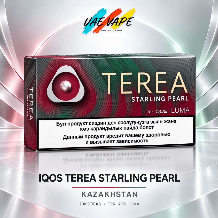 TEREA Starling Pearl Kazakhstan packs for compatible IQOS ILUMA devices in the UAE