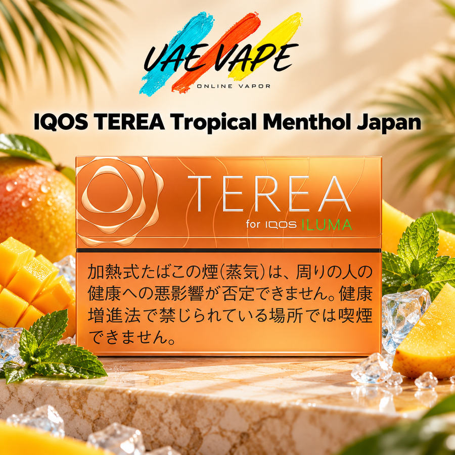 IQOS TEREA Tropical Menthol Japan tobacco packaging