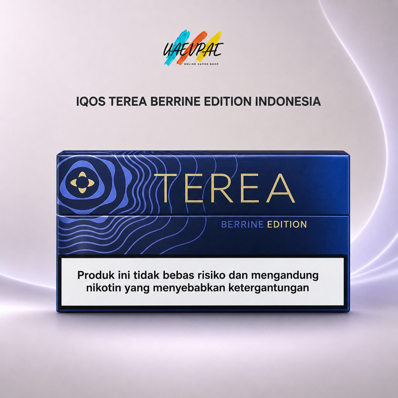 IQOS TEREA Berrine Edition Indonesia with cooling clove fruit and floral flavour in Dubai UAE