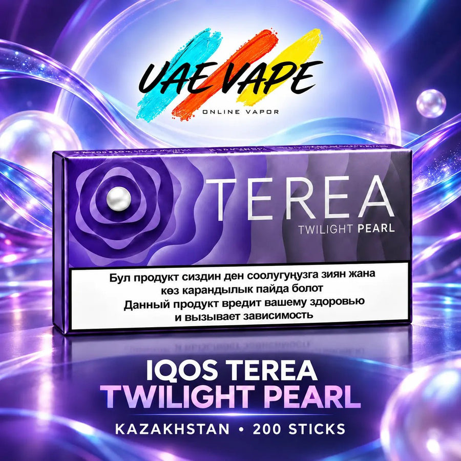 IQOS Terea Twilight Pearl Kazakhstan blueberry menthol capsule carton in Dubai UAE