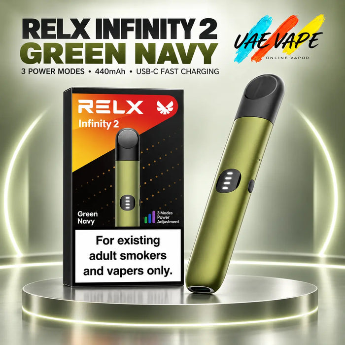 RELX Infinity 2 Obsidian Black Vape Device – Dubai, UAE