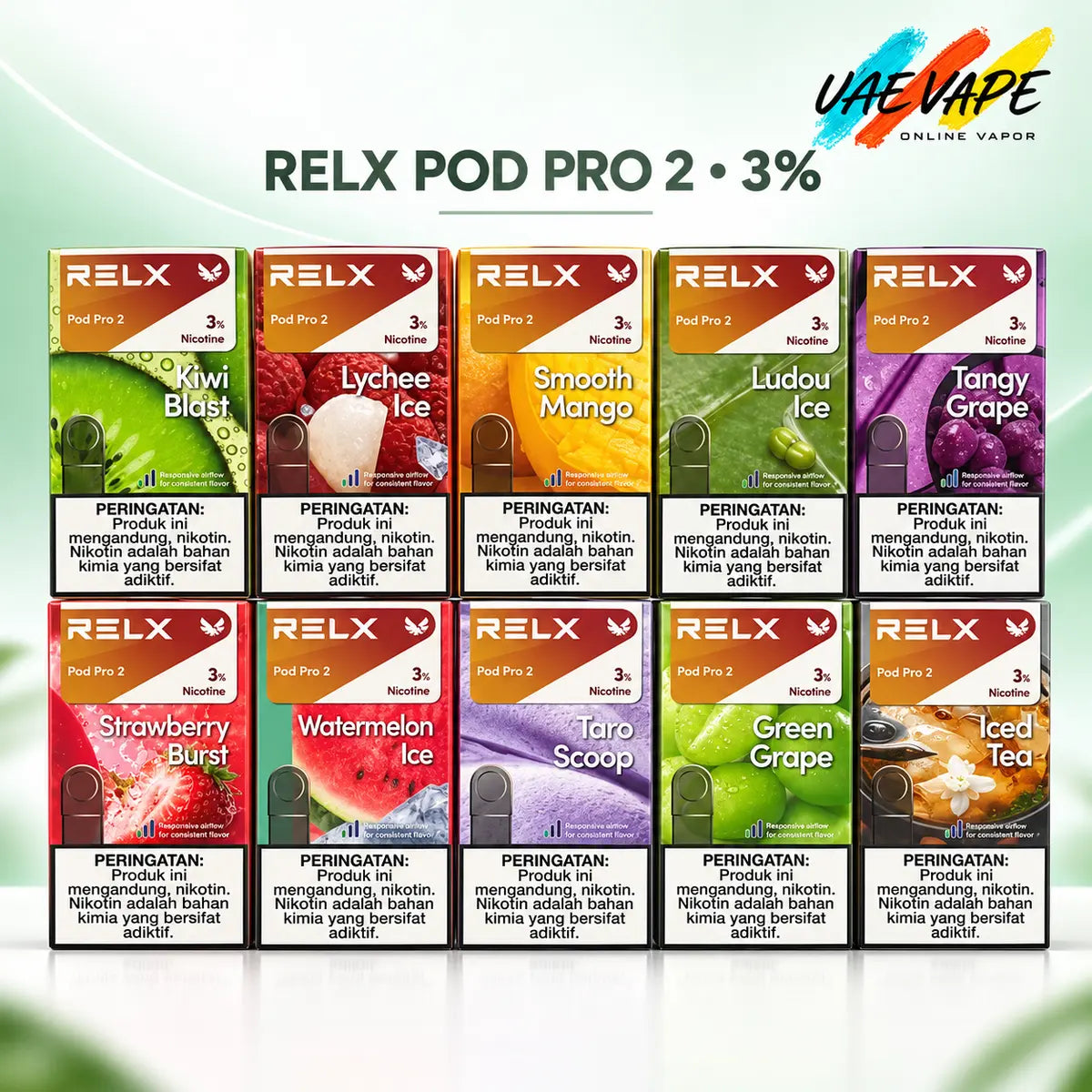 RELX Pod Pro 2 3% 30mg pods Dubai UAE
