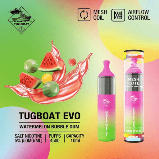 BEST TUGBOAT EVO 4500 Puffs DISPOSABLE IN UAE