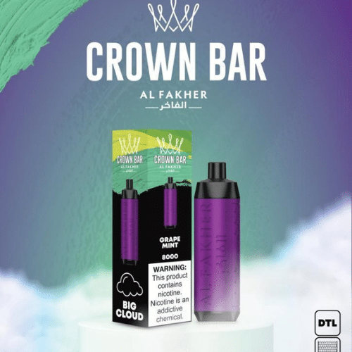 Buy Now Al Fakher 8000 Puffs Crown Bar Disposable Vape UAE _ Al Fakher