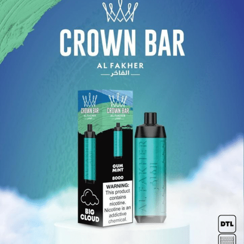 Buy Now Al Fakher 8000 Puffs Crown Bar Disposable Vape UAE _ Vape In UAE