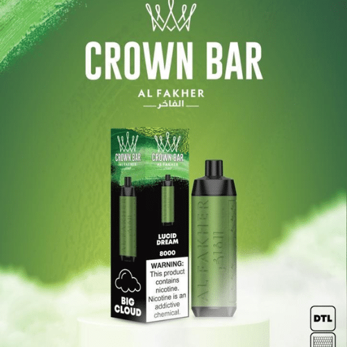 Buy Now Al Fakher 8000 Puffs Crown Bar Disposable Vape UAE _ Vape Sell In Dubai