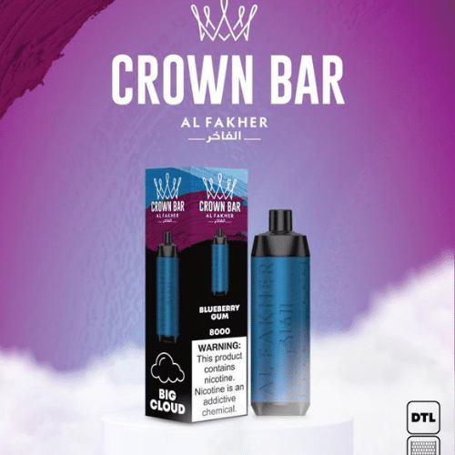 Buy Now Al Fakher 8000 Puffs Crown Bar Disposable Vape UAE _ Vape Shop In Dubai