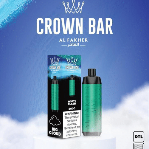 Buy Now Al Fakher 8000 Puffs Crown Bar Disposable Vape UAE _ Vape Shop In Sharjah