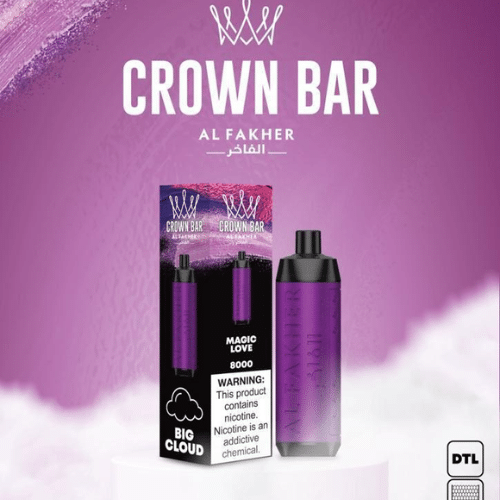 Buy Now Al Fakher 8000 Puffs Crown Bar Disposable Vape UAE _ Vape