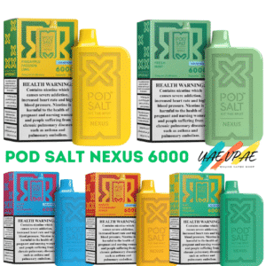Buy Pod Salt Nexus 6000 Puffs 20mg Disposable Vape UAE | Pod Salt 6000 Puffs