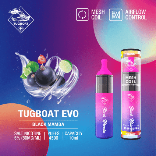 Tugboat Evo 4500 Puffs _ Lower Price Disposable