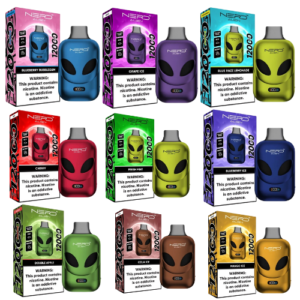 Best NERD Alien 12000 Puffs Disposable Vape UAE VAPE