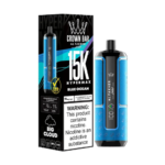 Al Fakher Crown Bar 15000 Puffs Hypermax Disposable Blue Ocean