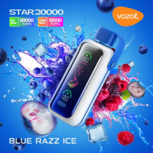 VOZOL Star 20000 Puffs Blue Razz Ice Disposable Vape