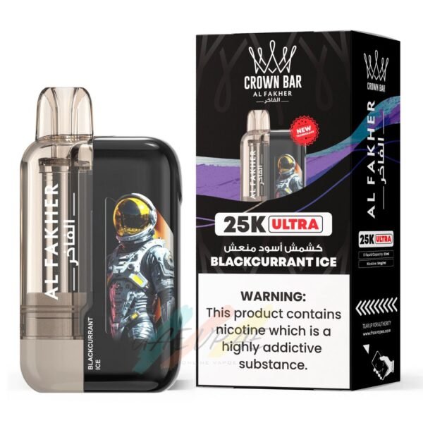 Al Fakher Ultra 25000 Puffs Blackcurrant Ice Disposable Vape