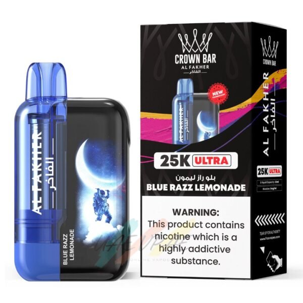 Al Fakher Ultra 25000 Puffs Blue Razz Lemonade Disposable Vape