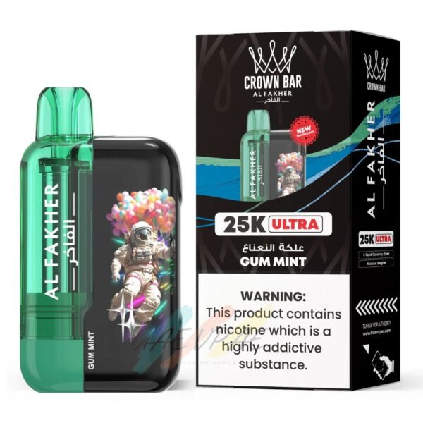 Al Fakher Ultra 25000 Puffs Gum Mint Disposable Vape