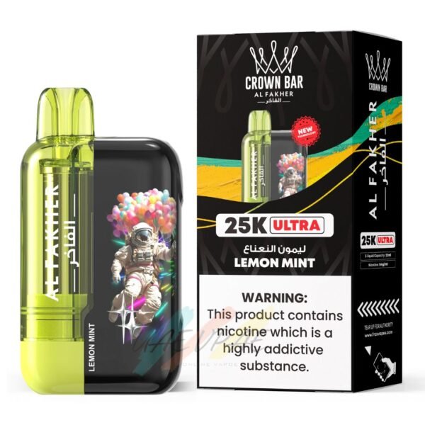 Al Fakher Ultra 25000 Puffs Lemon Mint Disposable Vape