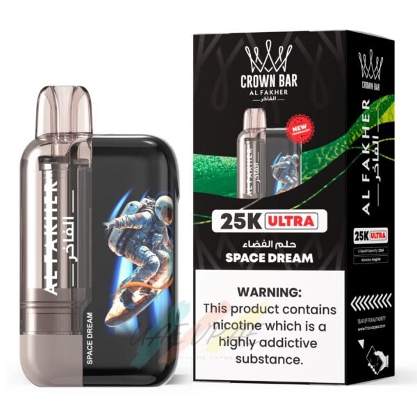 Al Fakher Ultra 25000 Puffs Space Dream Disposable Vape _ Al Fakher Crown Bar Dubai