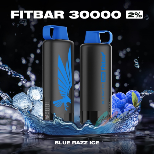 FITBAR Shisha 30000 Puffs 20MG Disposable Vape Blue Razz Ice