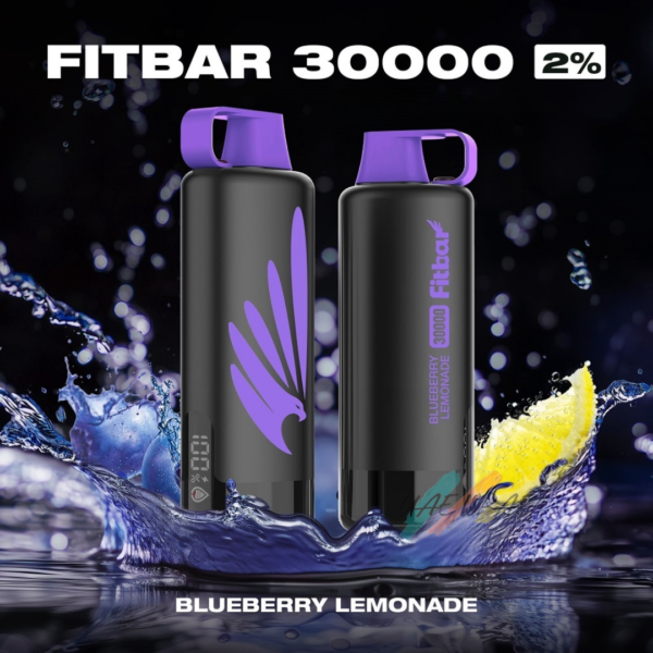 FITBAR Shisha 30000 Puffs 20MG Disposable Vape Blueberry Lemonade