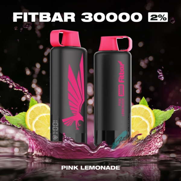 FITBAR Shisha 30000 Puffs 20MG Disposable Vape Pink Lemonade