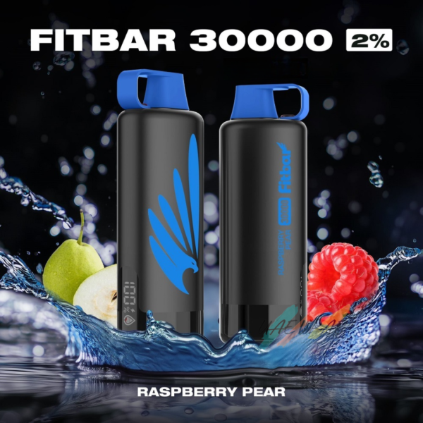 FITBAR Shisha 30000 Puffs 20MG Disposable Vape Raspberry Pear