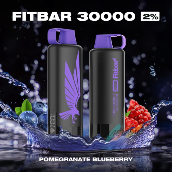 FITBAR Shisha 30000 Puffs 20MG Disposable Vape pomegranate Blueberry