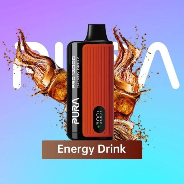 PURA Pro 12000 Puffs 20 MG and 50MG Disposable Vape Energy Drink