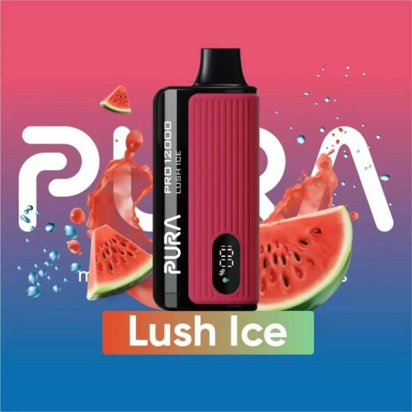 PURA Pro 12000 Puffs 20 MG and 50MG Disposable Vape Lush Ice