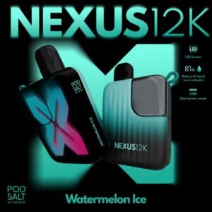 Pod Salt Nexus 12000 Puffs Disposable Vape Watermelon Ice