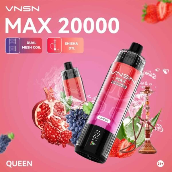 VNSN Max 20000 Puffs Disposable Vape Queen