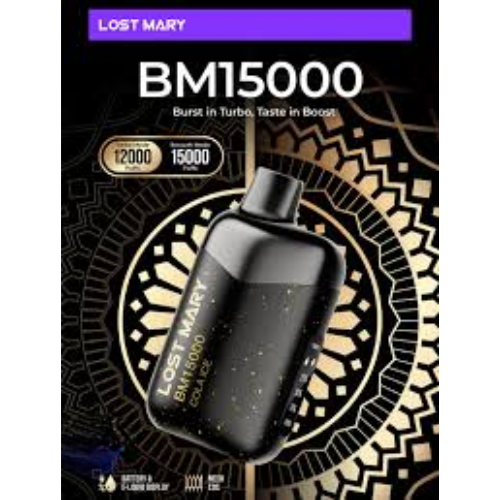 Lost Mary BM15000 Puffs 50mg Nicotine Dual Mode Disposable 5 Lost Mary BM15000 Disposable Vape 50MG Nicotine with Dual Mode
