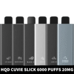 HQD Cuvie Slick 6000 Puffs Disposable Vape with 20MG Nicotine