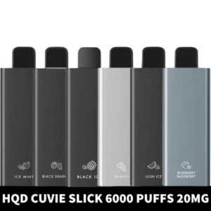 HQD Cuvie Slick 6000 Puffs Disposable Vape with 20MG Nicotine