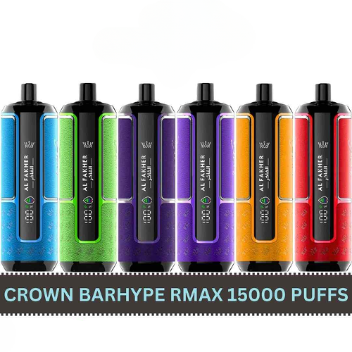 Crown Bar Al Fakher 15000 Puffs 0.5mg Adjustable Ice Vape Dubai 1 Crown Bar Al Fakher 15000 puffs disposable vape 0.5mg adjustable ice black UAE