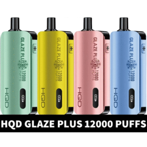 HQD Glaze Plus 12000 Puffs 50MG Nicotine Dual Mesh Coil Disposable Vape
