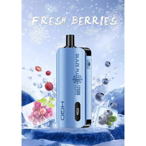 HQD Glaze Plus 12000 Puffs Disposable Vape in Dubai 3 HQD Glaze Plus Disposable 12000 Puffs 50MG Nicotine with Dual Mesh Coil