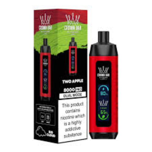 Crown Bar Al Fakher Pro 8000 Puffs Vape UAE 6 Crown Bar Al Fakher Pro Dual Mode 0.5MG Nicotine Dubai