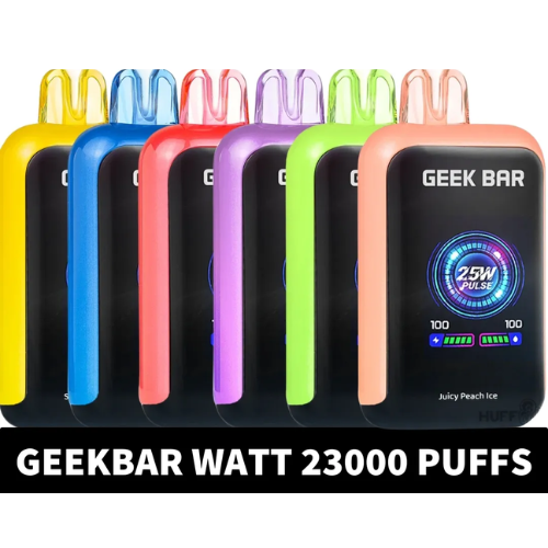 GEEKBAR Watt 23000 Puffs 50MG Vape In Dubai, UAE 6 GEEKBAR Watt 23000 Puffs 50mg Nicotine Rechargeable Vape in Dubai UAE