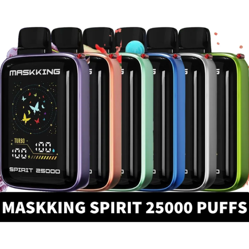 MASKKING Spirit 25000 Puffs 50MG Nicotine Vape in Dubai UAE 1 MASKKING Spirit 25000 Puffs 50mg Nicotine Rechargeable Vape in Dubai UAE