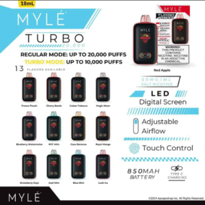 MYLE Turbo 20000 Puffs Disposable 50MG Vape