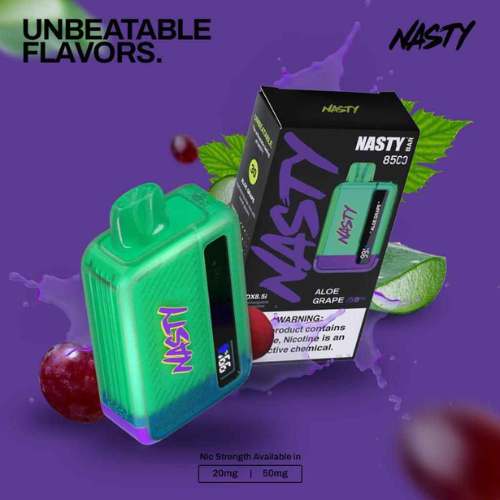 NASTY Bar 8500 Puffs 20 Mg & 50 Mg Disposable Vape 2 NASTY Bar 8500 Puffs 20mg & 50mg Vape UAE