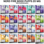 Nerd Fire 8000 Rechargeable Vape Dubai