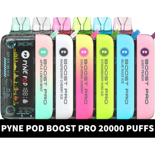 PYNE POD Boost Pro 20000 Puffs 50MG Disposable Vape In Dubai 1 PYNE POD Boost Pro 20000 Puffs Vape 50MG Nicotine